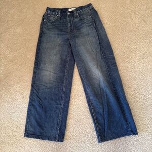 Rag and Bone pull on wide leg jeans size small